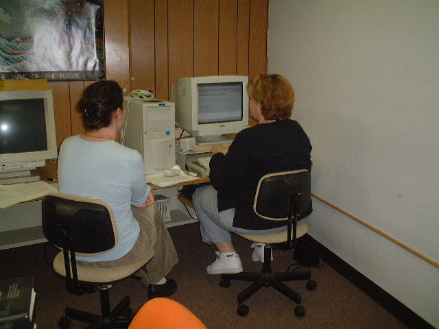 パソコン授業の写真