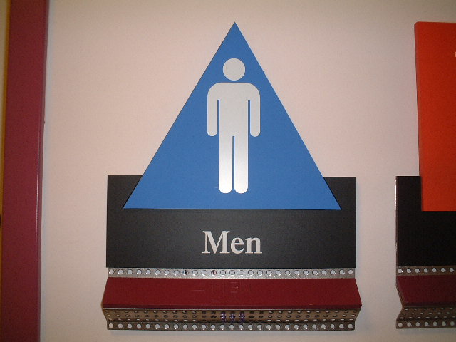 男性トイレの写真